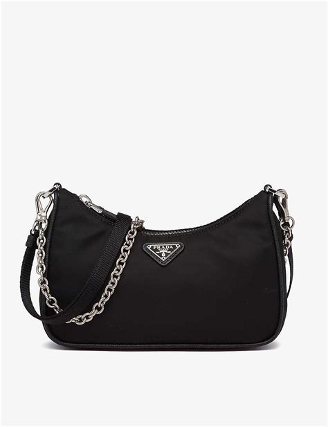 chain bum bag prada celebrity|prada tote bag.